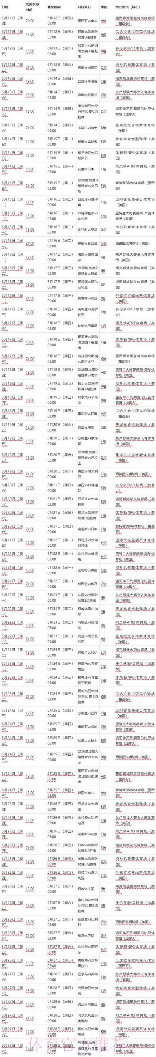 2026世界杯比赛时间靠谱吗